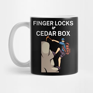 Finger locks or cedar box Mug